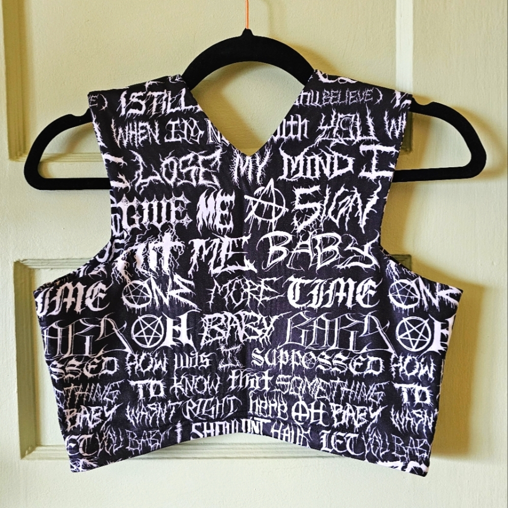 UNIF Britney Spears Brutal X Crop Top - Picture 4 of 8